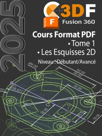 Exemple de dessin technique détaillé d’une pièce du moteur 2 temps sous Fusion 360 en PDF