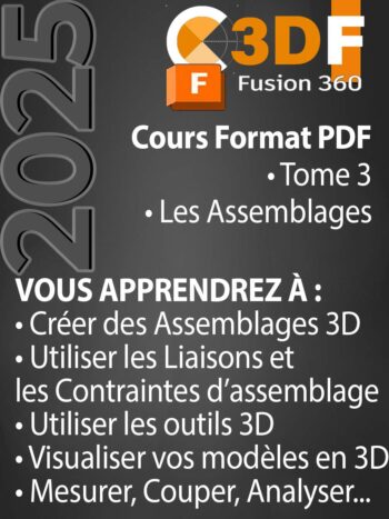 Page d’explication détaillée du Tome 3 PDF sur l'assemblage 3D des pièces du moteur 2T avec Fusion 360