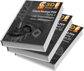 Pack complet 3 tomes PDF Fusion 360 – Modélisation et assemblage du moteur 2 temps